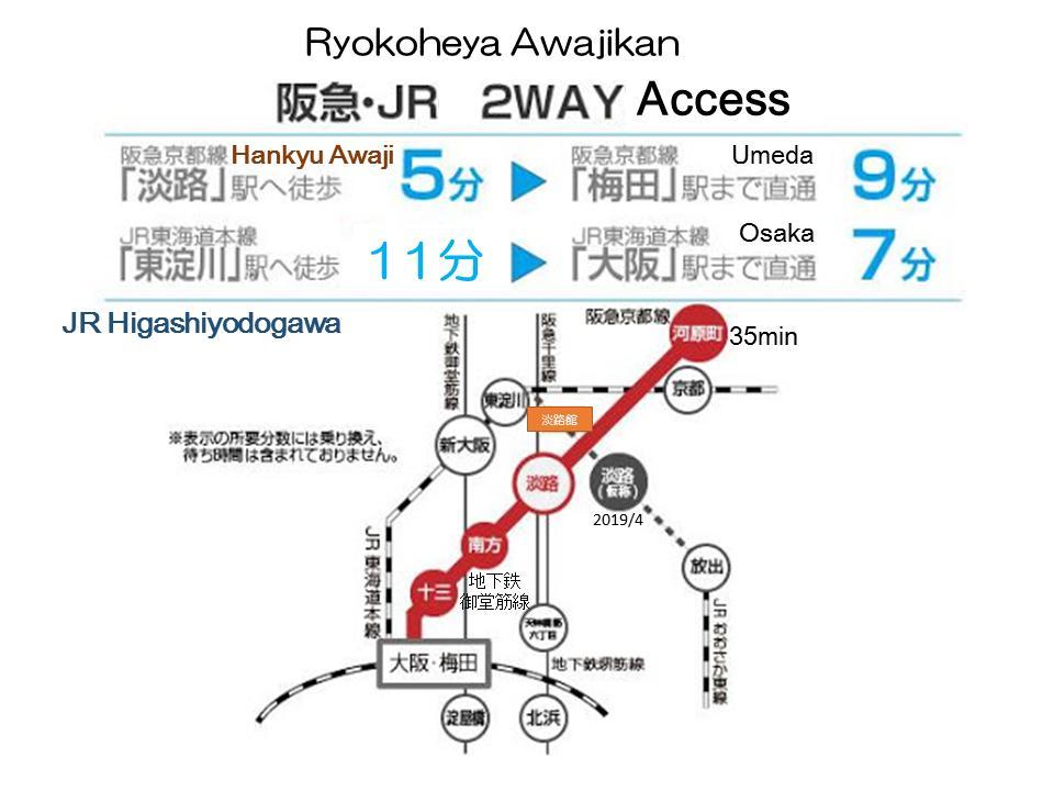 Ryokoheya Awajikan Osaka Zewnętrze zdjęcie